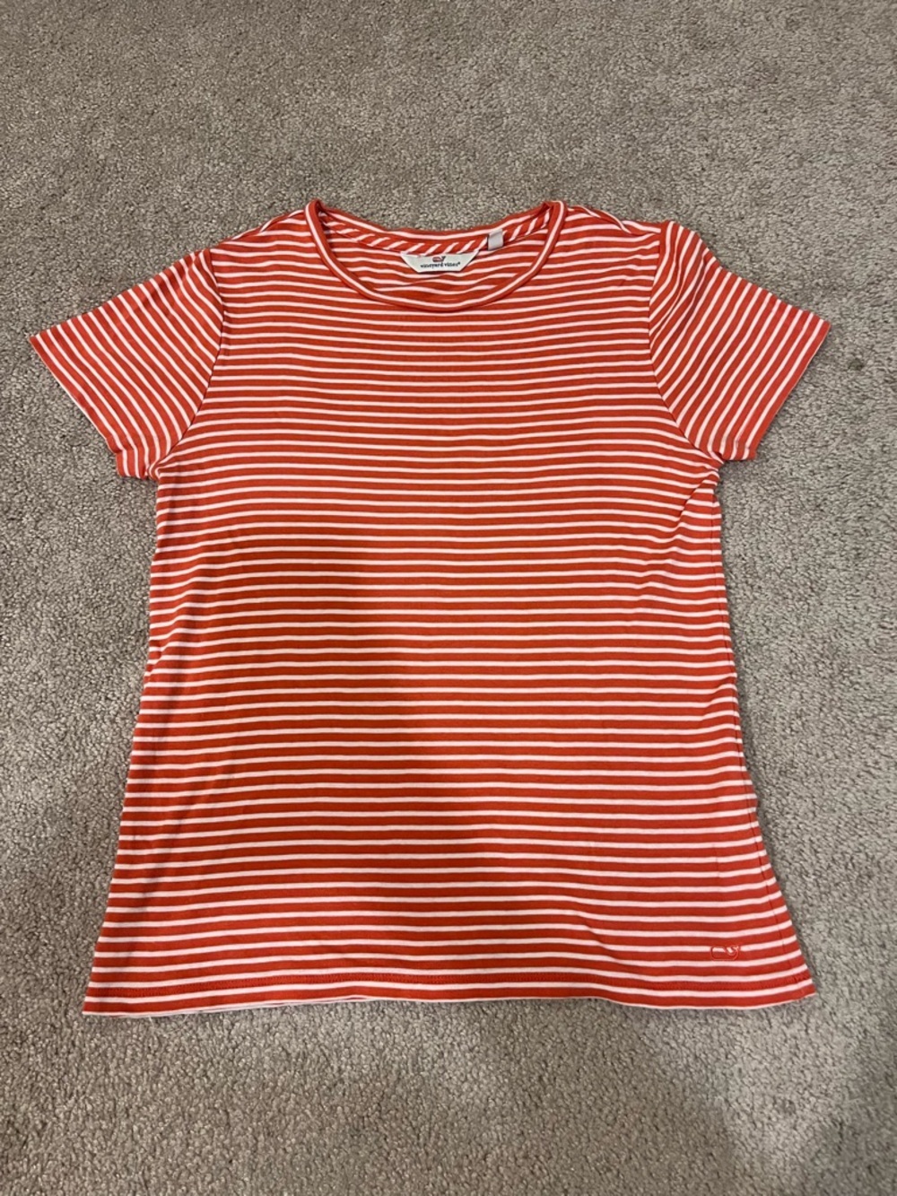 Vineyard Vines Pima Cotton Striped Simple Crewneck Tee